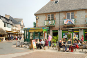Restaurants in Ploumanach on the Cote de Granit Rose, Cotes d'Armor, Brittany, France Restaurants in Ploumanach on the Cote de Granit Rose, Cotes d'Armor, Brittany, France